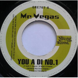 Mr. Vegas / Kiprich You A Di No. 1/Bellvue USED VINYL 7INCH 45 RPM