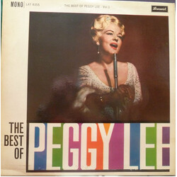 Peggy Lee The Best Of Peggy Lee - Vol.1 Vinyl LP USED