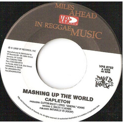 Capleton Mashing Up The World / Pure Woman USED VINYL 7INCH 45 RPM
