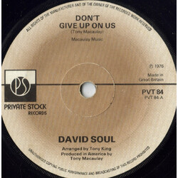 David Soul Don't Give Up On Us USED VINYL 7INCH 45 RPM SINGLE
