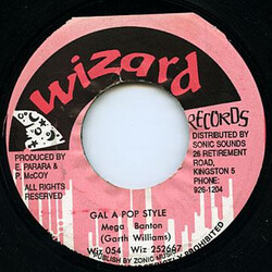Mega Banton Gal A Pop Style USED VINYL 7INCH SINGLE