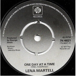 Lena Martell One Day At A Time USED VINYL 7INCH 45 RPM SINGLE