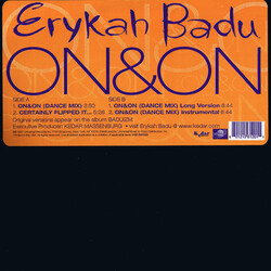 Erykah Badu On & On (Dance Mix) VINYL 12" USED