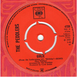 The Peddlers Girlie / P.S. I Love You USED VINYL 7INCH 45 RPM SINGLE