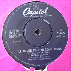 Bobbie Gentry I'll Never Fall In Love Again USED VINYL 7INCH 45 RPM SINGLE