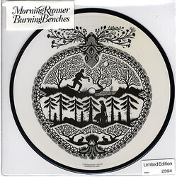 Morning Runner Burning Benches USED VINYL 7INCH SINGLE LIMITED EDITION NUMBERED PICTURE DISC