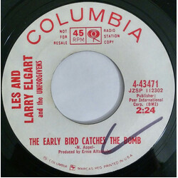 Les & Larry Elgart / The Unforgivens The Early Bird Catches The Bomb / Brand New World USED VINYL 7INCH 45 RPM PROMO