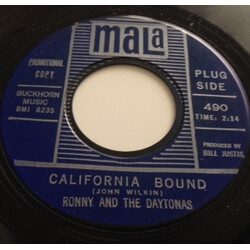 Ronny & The Daytonas California Bound USED VINYL 7INCH 45 RPM PROMO