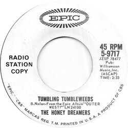 The Honeydreamers Tumbling Tumbleweeds USED VINYL 7INCH 45 RPM SINGLE PROMO