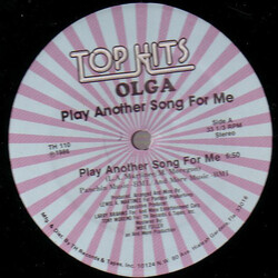 Olga (3) Play Another Song For Me USED VINYL 12INCH 33 S RPM