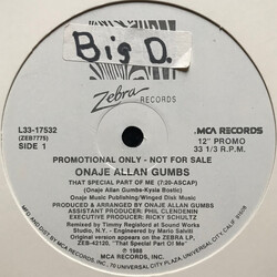 Onaje Allan Gumbs Special Part Of Me USED VINYL 12INCH PROMO