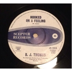 B.J. Thomas Hooked On A Feeling USED VINYL 7INCH 45 RPM SINGLE