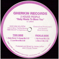 2 Houss People Baby Wants To Move You USED VINYL 12INCH 33 S RPM