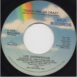 Lee Greenwood Touch And Go Crazy Vinyl 7" USED