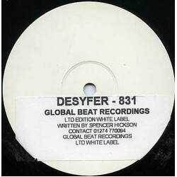 Desyfer 831 USED VINYL 12INCH LIMITED EDITION WHITE LABEL