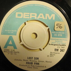Frijid Pink Lost Son USED VINYL 7INCH 45 RPM SINGLE PROMO