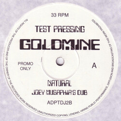 Goldmine Natural USED VINYL 12INCH TEST PRESSING PROMO 33 S RPM