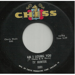 Ty Hunter Am I Losing You USED VINYL 7INCH 45 RPM SINGLE