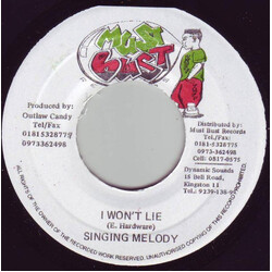 Singing Melody / Outlaw Candy I Won't Lie / Empress USED VINYL 7INCH 45 RPM