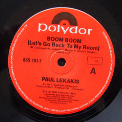 Paul Lekakis Boom Boom (Let's Go Back To My Room) USED VINYL 7INCH 45 RPM SINGLE