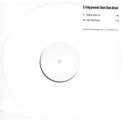E-Craig Dutch Drum Attack Vinyl 12" USED