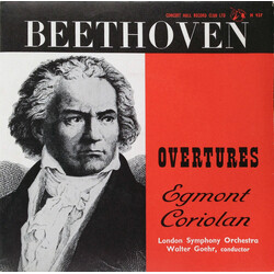 Ludwig van Beethoven / Walter Goehr / London Symphony Orchestra Overtures USED VINYL 7INCH 33 S RPM