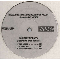 Darryl James & David Anthony / Fay Victor You Make Me Happy (Special DJ-Only Remixes) USED VINYL 12INCH 33 S RPM PROMO