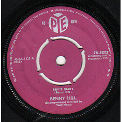 Benny Hill Pepy's Diary Vinyl 7" USED
