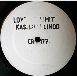 Kashief Lindo Love No Limit/ Of This I`m Sure USED VINYL 12INCH WHITE LABEL