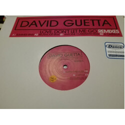 David Guetta Love, Don't Let Me Go Remixes USED VINYL MAXI-SINGLE 12INCH