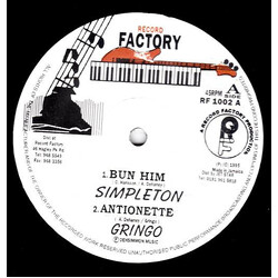 Simpleton / Gringo (8) / Mad Cobra / Lukie D Bun Him / Antionette USED VINYL 12INCH