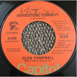 Glen Campbell Rhinestone Cowboy USED VINYL 7INCH 45 RPM SINGLE