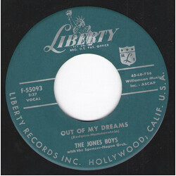 The Jones Boys / The Spencer-Hagen Orchestra Out Of My Dreams USED VINYL 7INCH 45 RPM