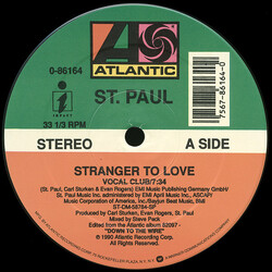 St. Paul Stranger To Love USED VINYL 12INCH 33 S RPM