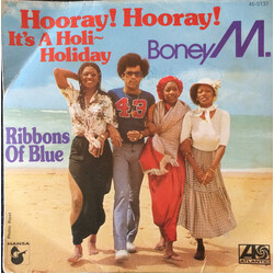 Boney M. Hooray! Hooray! It's A Holi-Holiday USED VINYL 7INCH SINGLE 45 RPM