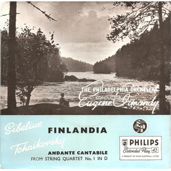 Jean Sibelius / Pyotr Ilyich Tchaikovsky / The Philadelphia Orchestra / Eugene Ormandy Finlandia / Andante Cantabile-From Quartet No 1 In D Major Op.1
