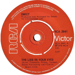 The Sweet The Lies In Your Eyes USED VINYL 7INCH 45 RPM SINGLE