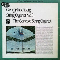 George Rochberg / The Concord String Quartet String Quartet No. 3 Vinyl LP USED