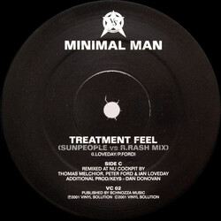 Minimal Man Treatment Feel (Remixes) USED VINYL 12INCH 33 S RPM