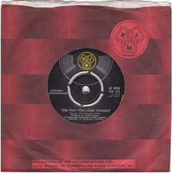 Edward Woodward The Way You Look Tonight USED VINYL 7INCH 45 RPM SINGLE