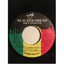 General B / Saba Tooth Fragile Handle With Care USED VINYL 7INCH SINGLE