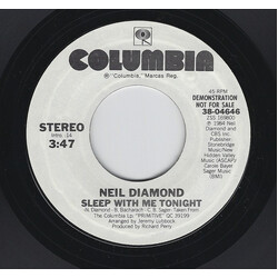 Neil Diamond Sleep With Me Tonight USED VINYL 7INCH 45 RPM PROMO STYRENE STEREO