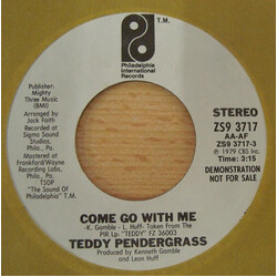 Teddy Pendergrass Come Go With Me USED VINYL 7INCH SINGLE PROMO