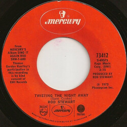 Rod Stewart Twisting The Night Away USED VINYL 7INCH 45 RPM MAXI-SINGLE STYRENE