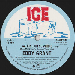 Eddy Grant Walking On Sunshine USED VINYL 12INCH 45 RPM PROMO