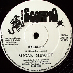 Sugar Minott / Richie Brown Barriers / Keep On Doing What You Doing USED VINYL 12INCH 45 RPM