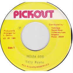 Baby Wayne Indian God USED VINYL 7INCH 45 RPM SINGLE