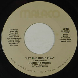 Dorothy Moore Let The Music Play / 1-2-3 (You And Me) USED VINYL 7INCH 45 RPM SINGLE
