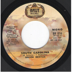 Brook Benton South Carolina USED VINYL 7INCH 45 RPM SINGLE PROMO