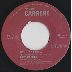 Hot Blood Soul Dracula USED VINYL 7INCH 45 RPM REISSUE